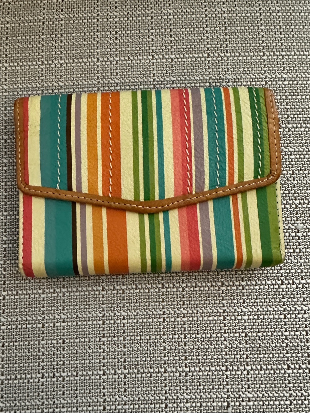 Fossil Multicolor Stripe Wallet